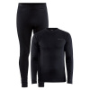 Pánsky funkčný set CRAFT CORE Warm Baselayer black XL