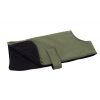 Firedog Softshell oblečenie pre psa PetWalk khaki/čierne 70 cm XL