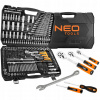 NÁSTRČNÉ KĽÚČE NEO TOOLS 10-218 300 ks 1/4 3/8 1/2 KUFOR SADA XXXL