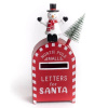 Plechová mini poštová schránka Letters for Santa 15 cm