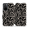 Flipové pouzdro Mobiwear - Xiaomi Redmi Note 11S 5G - VA63S Vlnky a linky (Knížkové flip pouzdro, obal, kryt na mobil Xiaomi Redmi Note 11S 5G - VA63S Vlnky a linky, materiál Umělá kůže + TPU - ochran