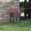 Kvetináč plast sivý VidaXL 50 cm x 50 x 1 cm