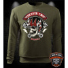 Moto mikina Forever Two Wheels skull