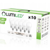 Žiarovka, žiarivka - 10x LED žiarovka E27 13W 1521LM A60 4000K LUMILED (10x LED žiarovka E27 13W 1521LM A60 4000K LUMILED)