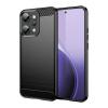Techsuit - Carbon Silicone kryt pre Oppo Reno14 Pro - čierny