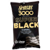 Kŕmenie Sensas 3000 Super Black 1kg Canal(kanál)