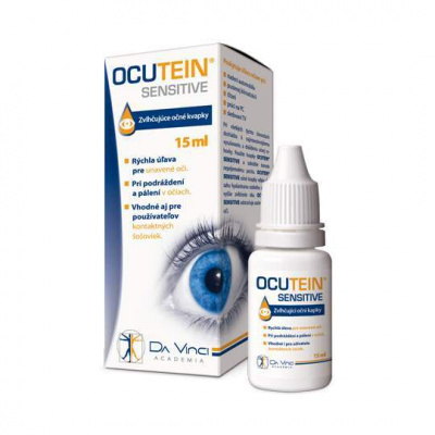 OCUTEIN Sensitive Care Da Vinci zvlhčujúce očné kvapky 15 ml - Simply You Ocutein Sensitive očné kvapky 15 ml