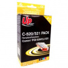 UPrint kompatibil. ink s CLI521, C-520/521 PACK, 2xblack/1xcyan/1xmagenta/1xyellow, s čipom