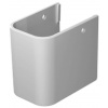 Duravit Happy D.2 Polostĺp, WonderGliss, biela 08582800001