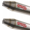 GPR Dvojitý kompletný výfukový systém GPR DEEPTONE QUSP.140DE.DEATV Brushed Stainless steel including dual silencers and removable db killers