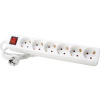 Kopp 120913004 rozbočovač 1,4 m 6 x sieťová zásuvka Vnútorná Biela (120913004)