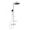 Ideal Standard ALU+ Sprchový set s batériou, priemer 26 cm, 2 prúdy, strieborná BD584SI