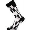 Lonka Woodoo Sólo Unisex trendy ponožky BM000002828600101372 vzor 05 / šach 39-42 (26-28)