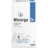 Minorga 5 % dermálny roztok sol der (fľ.HDPE+3 aplik.s dýzou+2 aplik.so špičkou) 3x60 ml