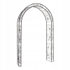 Pergola kovová DEMA oblúk 225 cm