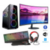 Intel Core i5-14400F 10-Core,DDR5 RAM 16GB,SSD 1000GB,Gigabyte Geforce RTX 3050 WindForce OC 6GB,WiFi+Bluetooth,27