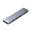 Rozbočovač UGREEN CM380 USB-C pre MacBook Air / Pro sivý (80856)