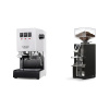 Gaggia New Classic E24 BC, white + Eureka Mignon Libra, CR black