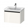 Duravit Ketho.2 Umývadlová skrinka, 44x63x46 cm, 1 zásuvka, lesklá biela K25082022220000