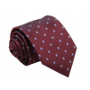 Jacquard Tie-Burgundsko v štvorci [2300] (Jacquard Tie-Burgundsko v štvorci [2300])