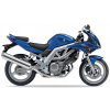 Nálepky FOOQS na motocykel SUZUKI SV 650 S 2004 MODRÁ YC2 YEX
