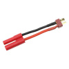 GForce Konverzní kabel Deans samec 4.0mm zlacený 14AWG