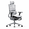 Ergonomické kreslo DIABLO V-MASTER: čierno-biele, kancelárske PREMIUM
