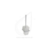 BEMETA PLAZA závesná WC kefa s miskou 115 x 380 x 110 mm chróm 118113012