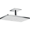 Hansgrohe 24002400 RAINMARKER Select horná sprcha 460 1jet s prívodom od stropu , biela / chróm