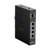 D-Link DIS 100G-5PSW - Přepínač - neřízený - 4 x 10/100/1000 (PoE+) + 1 x gigabitů SFP - lze montov DIS-100G-5PSW