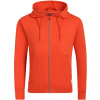 Alpine Pro Miak Pánska bavlnená mikina MSWF44D red clay XXXXL