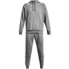 UNDER ARMOUR Rival Fleece Suit, Castlerock Light Heather / White - L