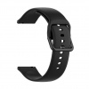 OEM Silikonový náramek pro chytré hodinky velikost L - 20mm (Amazfit, Samsung, Garmin, Honor, Huawei) Farba: Černá