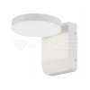 17W LED nástenné svietidlo biele okrúhle 3000K IP65 VT-11020 (V-TAC)