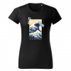Tričkó The Great Wave off Kanagawa with Signature, Katsushika Hokusai, Pánske, Regular, L