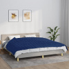vidaXL Záťažová prikrývka modrá 155x220 cm 7 kg látka - Modrá - 99158-61321