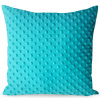 Dekoračný vankúš MINKY 25 v morskej farbe Varianta: Rozmer obliečky na vankúš: 40x40 cm