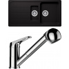 Set Schock S26-7 (dřez Formhaus D-150L Nero + baterie Cosmo.120 Chrom)