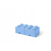 LEGO® úložný box so šuplíkmi 250x500x180mm svetlo modrý