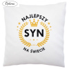 Vankúš - Vankúš - najlepší syn na svete (Vankúš najlepšieho syna na svete darček pre syna)