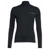 Vaude fleecový pulóver Livigno Halfzip II, dámsky, black - 38