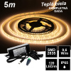 LEDprodukt 5m SMD2835 120LED/m IP65 vodeodolný teplá b. - KOMPLETNÁ SADA