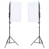zahrada-XL Profesionálne štúdiové osvetlenie 2 ks 40 x 60 cm 190243