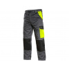 CXS PHOENIX CEFEUS / Pánske nohavice do pása - šedá / žltá 60