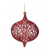 Vianočná Guľa ažúrová vianočná guľa 13,5 cm 1 ks