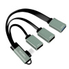 LogiLink UA0361 3 porty USB Hub s konektorom USB C strieborná; UA0361