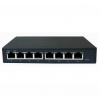 ADEX ADS108GRP-1PO Reverzní PoE Switch 8x Gbit Port (1x poe out), Web Managed, Metal
