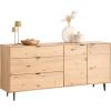 Cantus ŠIROKÁ KOMODA, sukový dub, farba duba, 182,6/83,1/42 cm - Obývacie zostavy - 000182003202