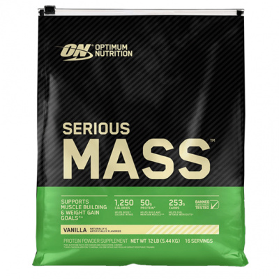 Optimum Nutrition Serious Mass 5450g - banán