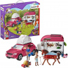 Schleich 42535 Dobrodružné auto s prívesom a koňom
